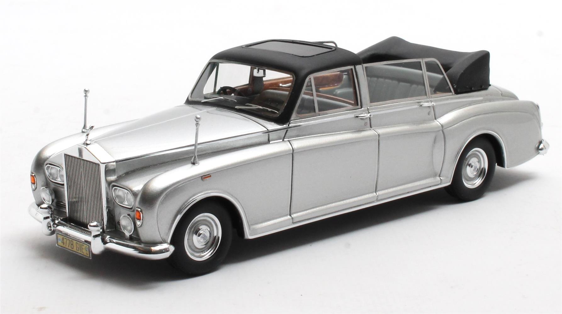 Rolls-Royce Phantom VI Landaulette PRX Pres. Omar Bongo of Gabon 1972 Zilver - 1:43